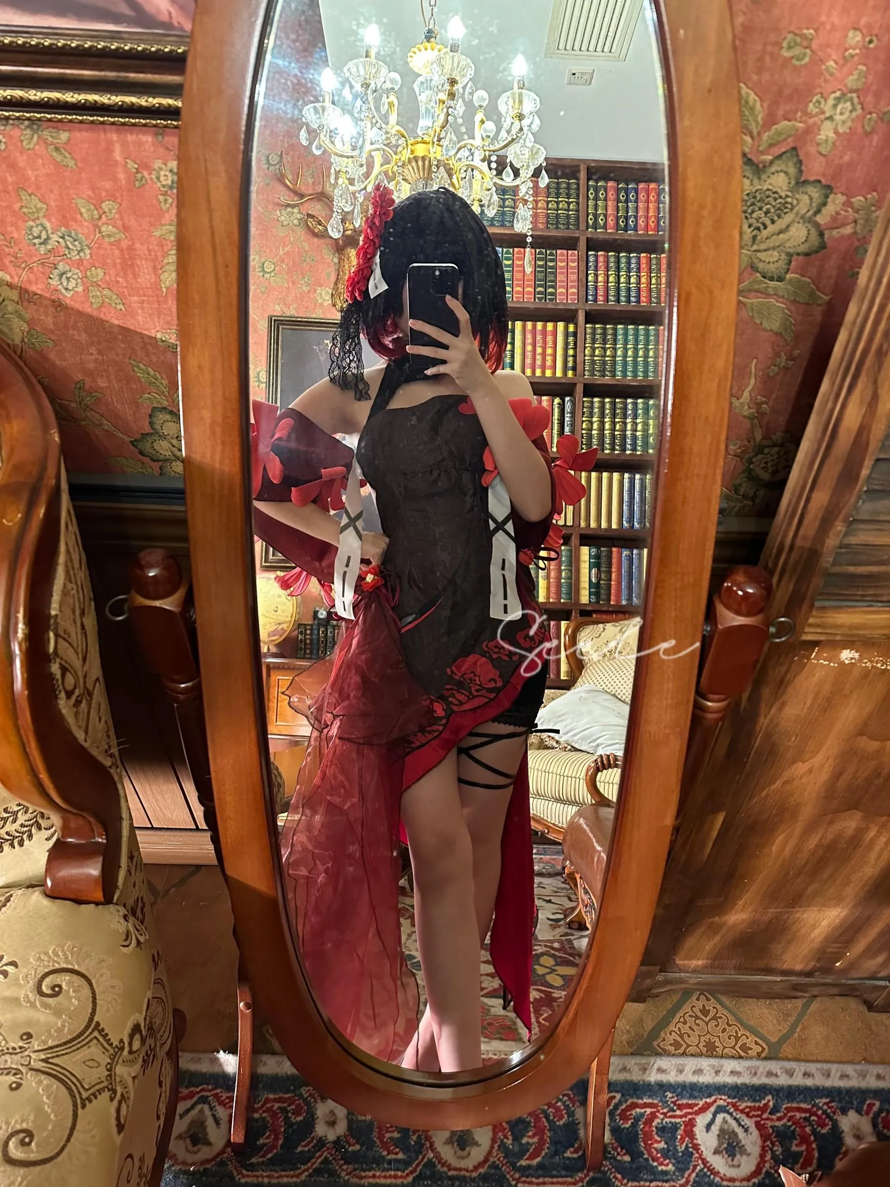 Seele麦麦 – NO.01 黑希旗袍物语 [61P]插图3